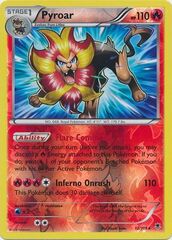 Pyroar - 12/119 - Rare Holo - Reverse Holo