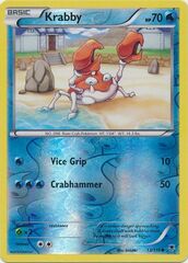 Krabby - 13/119 - Common - Reverse Holo