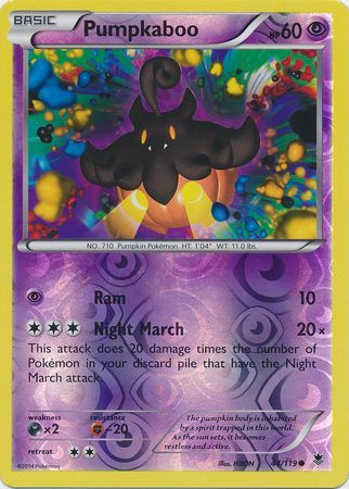 Pumpkaboo - 44/119 - Common - Reverse Holo