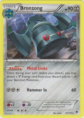 Bronzong - 61/119 - Rare