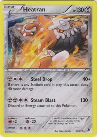 Heatran - 63/119 - Rare Holo