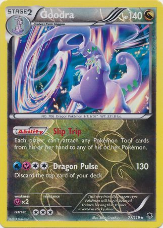 Goodra - 77/119 - Rare - Reverse Holo