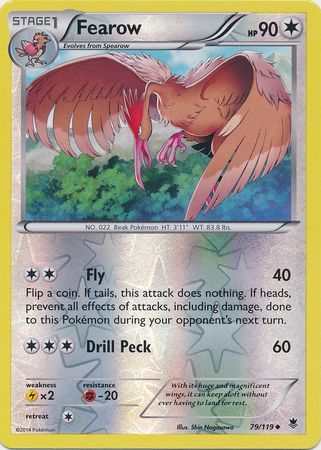 Fearow - 79/119 - Uncommon - Reverse Holo