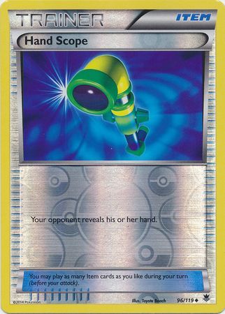Hand Scope - 96/119 - Uncommon - Reverse Holo Hand Scope - 96/119 - Uncommon - Reverse Holo
