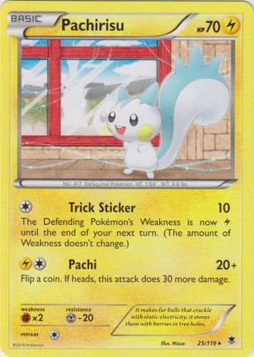 Pachirisu - 25/119 - Rare