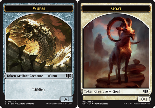 Wurm Token - Lifelink // Goat Token