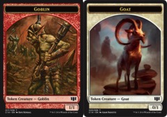 Goblin // Goat Double-sided Token