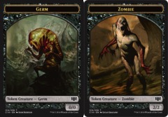 Germ (014) // Zombie (016) Double-Sided Token