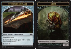 Germ (014) // Stoneforged Blade (030) Double-Sided Token