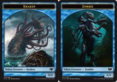 Kraken Token // Zombie Token - Blue