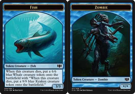 Fish Token // Zombie Token - Blue