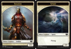 Soldier // Spirit Double-sided Token