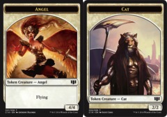 Angel // Cat Double-sided Token