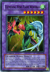 Elemental Hero Flame Wingman - DP1-EN010 - Super Rare - 1st Edition