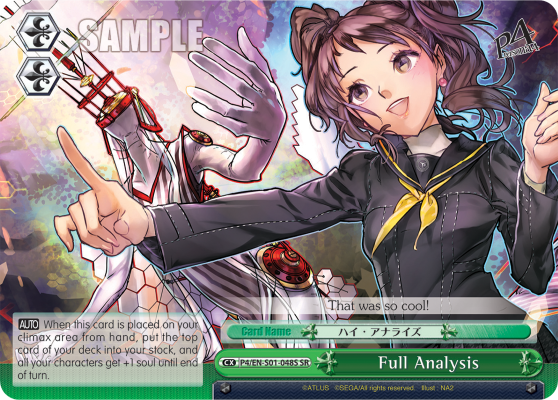 Full Analysis - P4/EN-S01-048S - SR