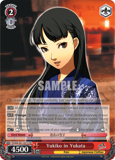 Yukiko in Yukata - P4/EN-S01-051S - SR