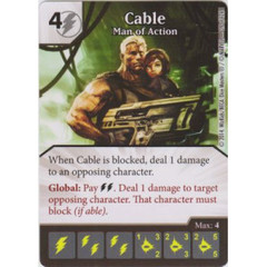 Cable - Man of Action (Die  & Card Combo)