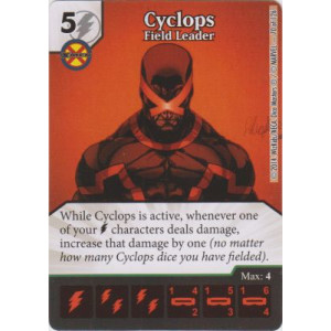 Cyclops - Field Leader (Die  & Card Combo)