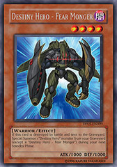 Destiny Hero - Fear Monger - DP05-EN009 - Rare - 1st Edition