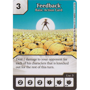 Feedback - Basic Action Card (Die  & Card Combo)