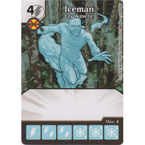 Iceman - Cryokinetic (Die & Card Combo)