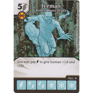 Iceman - Robert Louis Drake (Die  & Card Combo)