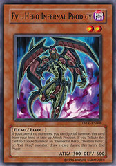 Evil Hero Infernal Prodigy - DP06-EN008 - Super Rare - 1st Edition