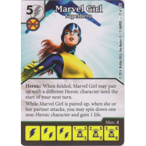 Marvel Girl - Superhero (Die  & Card Combo)