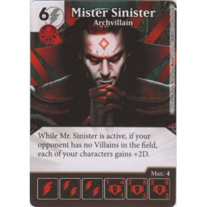 Mister Sinister - Archvillain (Die  & Card Combo)