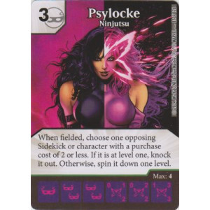 Psylocke - Ninjutsu (Die  & Card Combo)