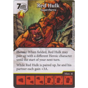 Red Hulk - Superhero (Die  & Card Combo)