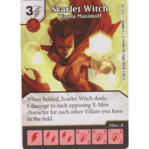 Scarlet Witch - Wanda Maximoff (Die  & Card Combo)