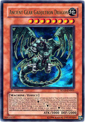 Ancient Gear Gadjiltron Dragon - SD10-EN001 - Ultra Rare - 1st Edition