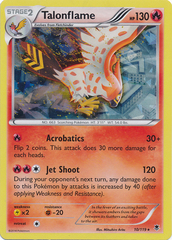 Talonflame - 10/119 - Cracked Ice Holo (XY Phantom Forces Symbol)