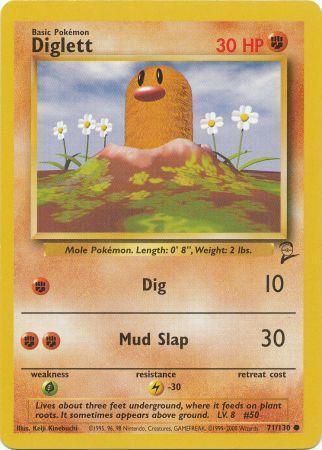 Diglett - 71/130 - Common - Unlimited Edition