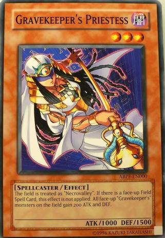 Gravekeepers Priestess - ABPF-EN000 - Super Rare - 1st Edition Gravekeepers Priestess - ABPF-EN000 - Super Rare - 1st Edition