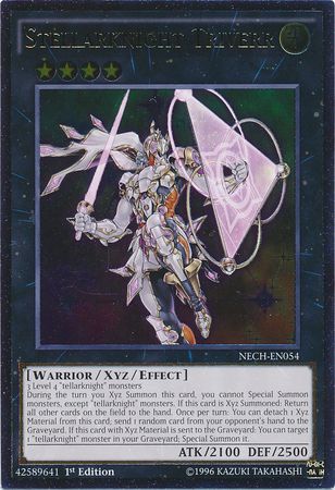 Stellarknight Triverr - NECH-EN054 - Ultimate Rare - 1st Edition