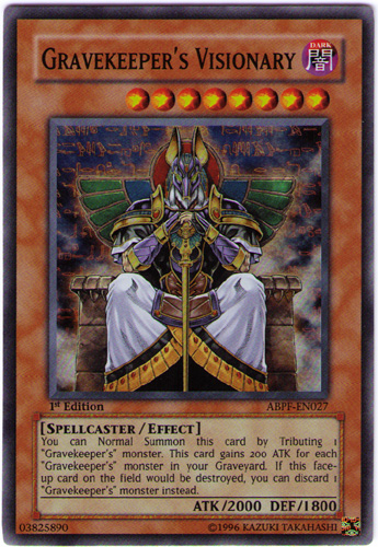 Gravekeepers Visionary - ABPF-EN027 - Super Rare - 1st Edition Gravekeepers Visionary - ABPF-EN027 - Super Rare - 1st Edition