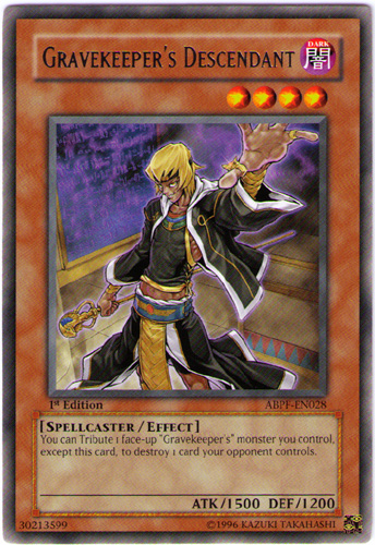 Gravekeepers Descendant - ABPF-EN028 - Rare - 1st Edition