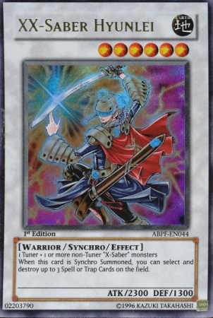 XX-Saber Hyunlei - ABPF-EN044 - Ultra Rare - 1st Edition XX-Saber Hyunlei - ABPF-EN044 - Ultra Rare - 1st Edition