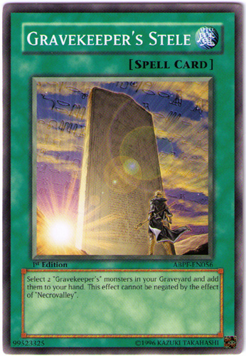 Gravekeepers Stele - ABPF-EN056 - Common - 1st Edition