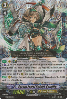Sprout Jewel Knight, Camille - FC02/004EN - RRR
