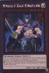 Knight Day Grepher - NKRT-EN015 - Platinum Rare - Limited Edition