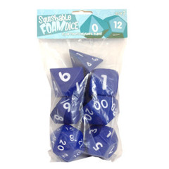 Squishable Foam Dice 7-Sided - Blue