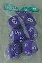 Squishable Foam Dice 7-Sided - Purple