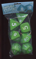 Squishable Foam Dice 7-Sided - Green