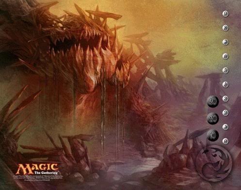 Shadowmoor Mountain (295) Playmat (MTG)