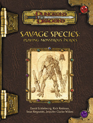 D&D 3E - Savage Species 88158 HC