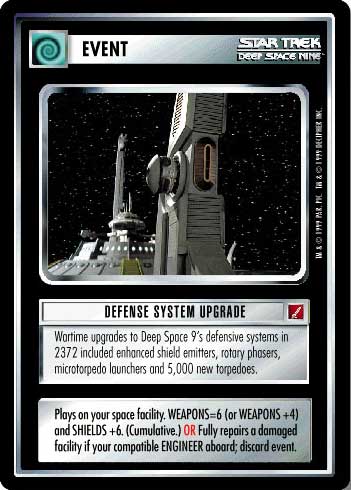 Defense System Upgrade