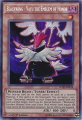 Blackwing - Vayu the Emblem of Honor - LC5D-EN118 - Secret Rare - Unlimited Edition